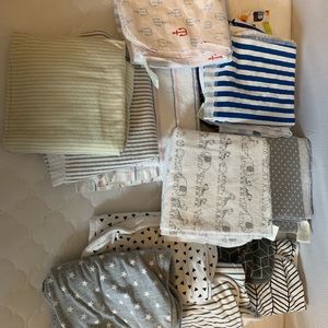 Bundle of brand new receiving blankets!